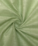 Green Colour Plain Cotton Lining Fabric