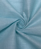 Ice Blue Colour Plain Cotton Lining Fabric