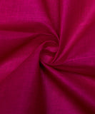 Magenta Colour Plain Cotton Lining Fabric
