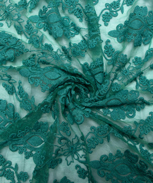 Net Embroidery Fabric Material Boutique Designer