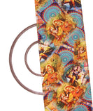 Multi Colour Figure Digital Printed Pure Muslin Fabric