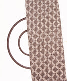 Off White Colour Floral Print Modal Chanderi Fabric