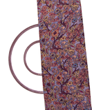 Grey Colour Floral Digital Print Chiffon Fabric