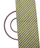Olive Green Colour Lehariya Printed Cotton Fabric