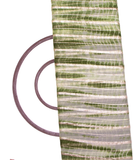 Green Colour Tie Dye Print Georgette Gota Fabric