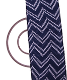 Navy Blue Colour Digital Bandhani Print Viscose Chinon Silk Fabric