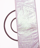White Rainbow Colour Small Heavy Sequin Net Fabric