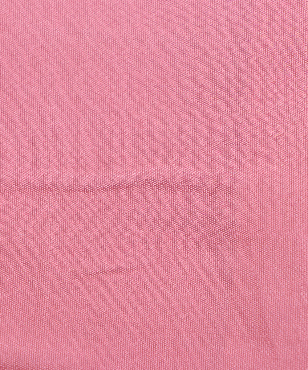 Peach Pink Colour Plain Modal Silk Fabric