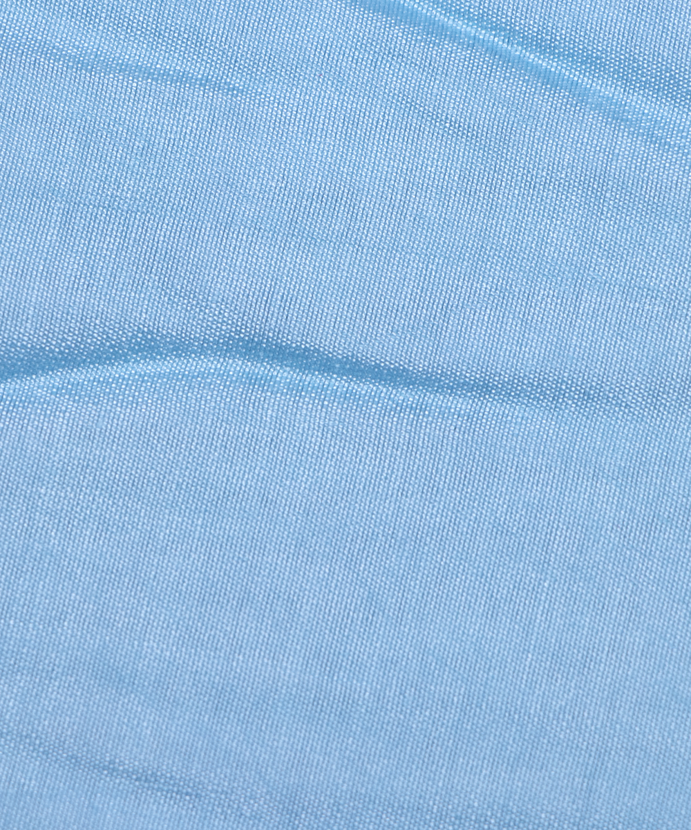 Light Blue Colour Plain Modal Silk Fabric