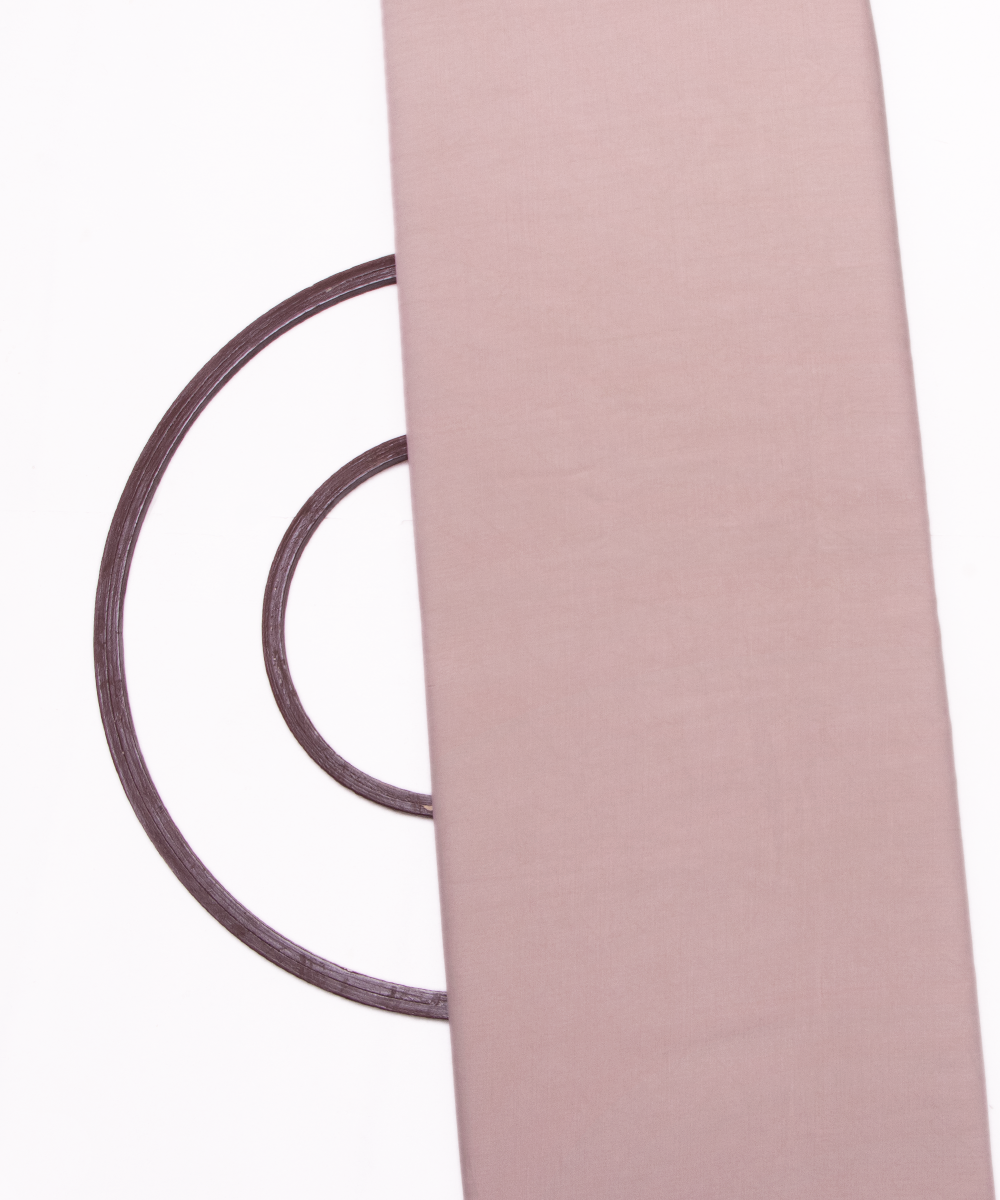 Stone Grey Colour Plain Modal Silk Fabric