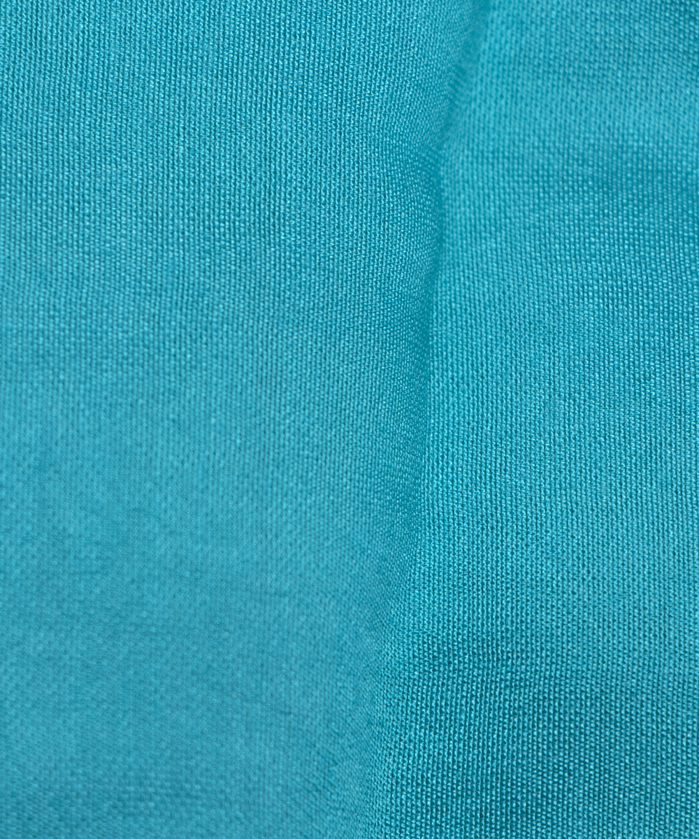 Turquoise Colour Plain Modal Silk Fabric