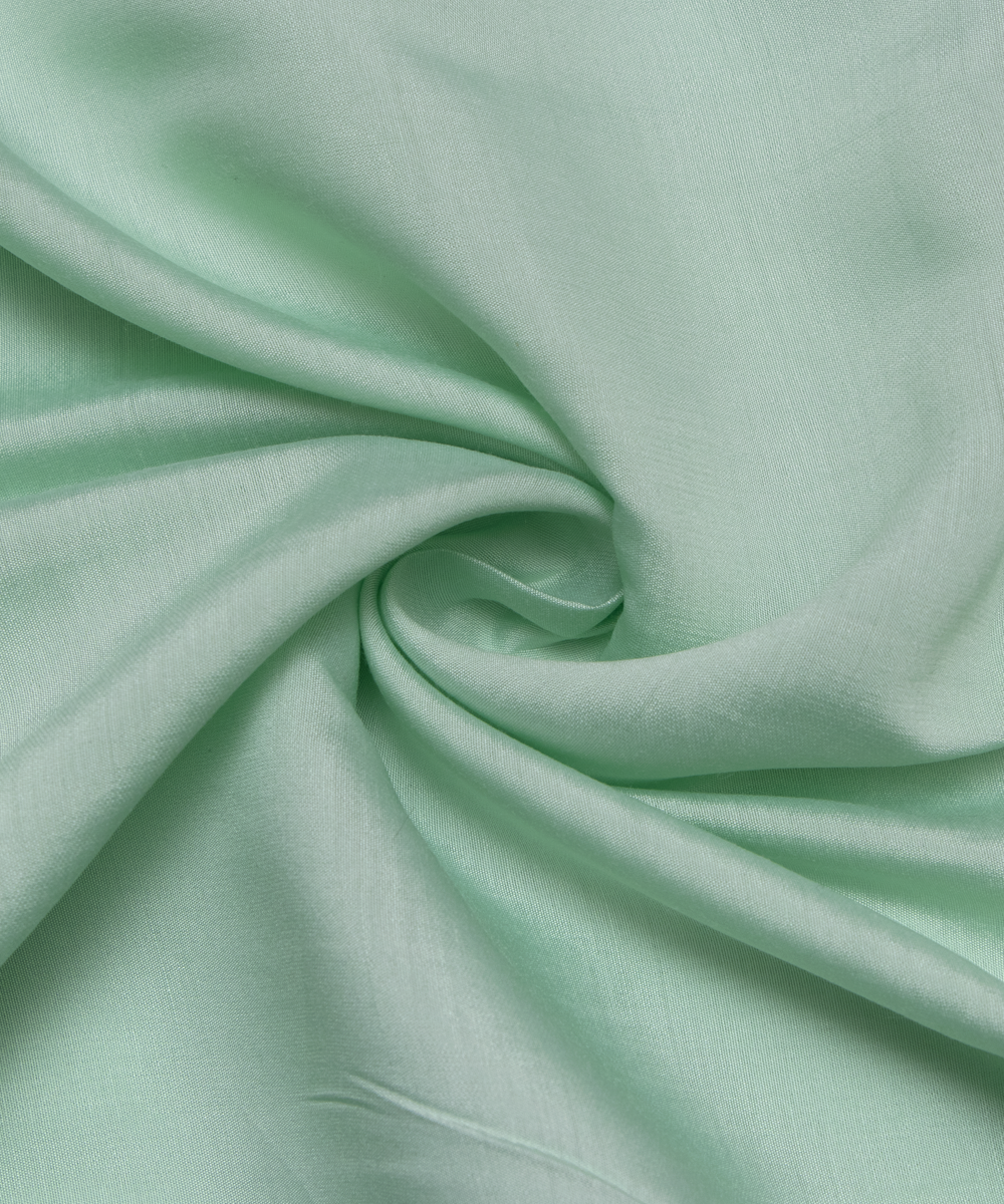 Mint Colour Plain Modal Silk Fabric