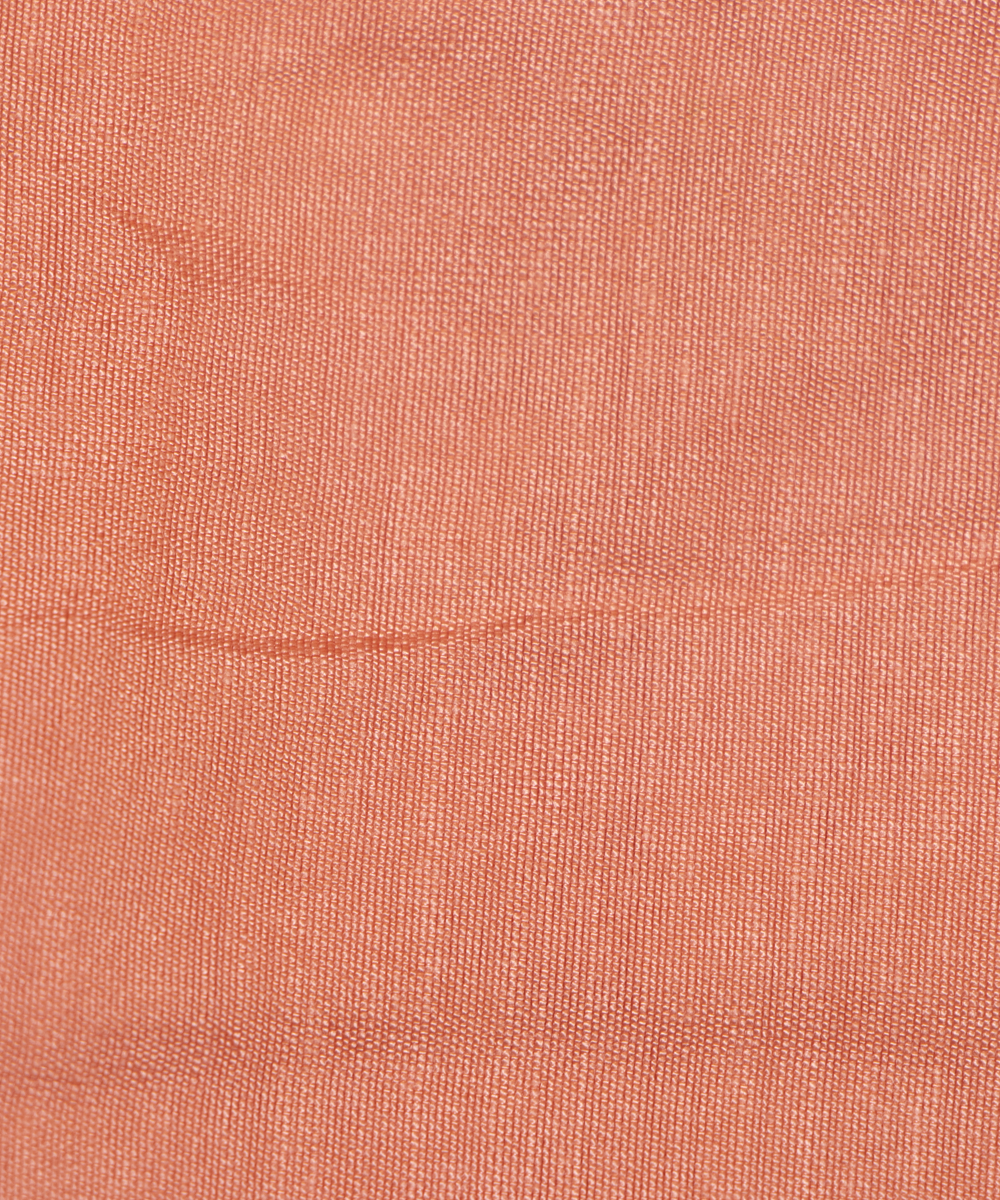 Peach Colour Plain Modal Silk Fabric