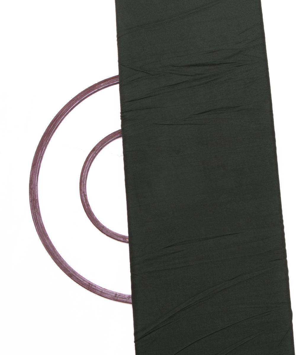 Dark Green Colour Plain Modal Silk Fabric