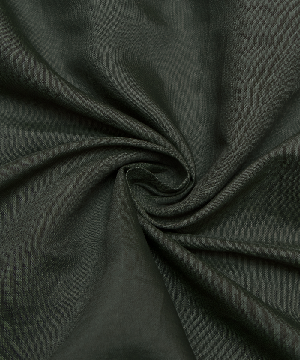 Dark Green Colour Plain Modal Silk Fabric