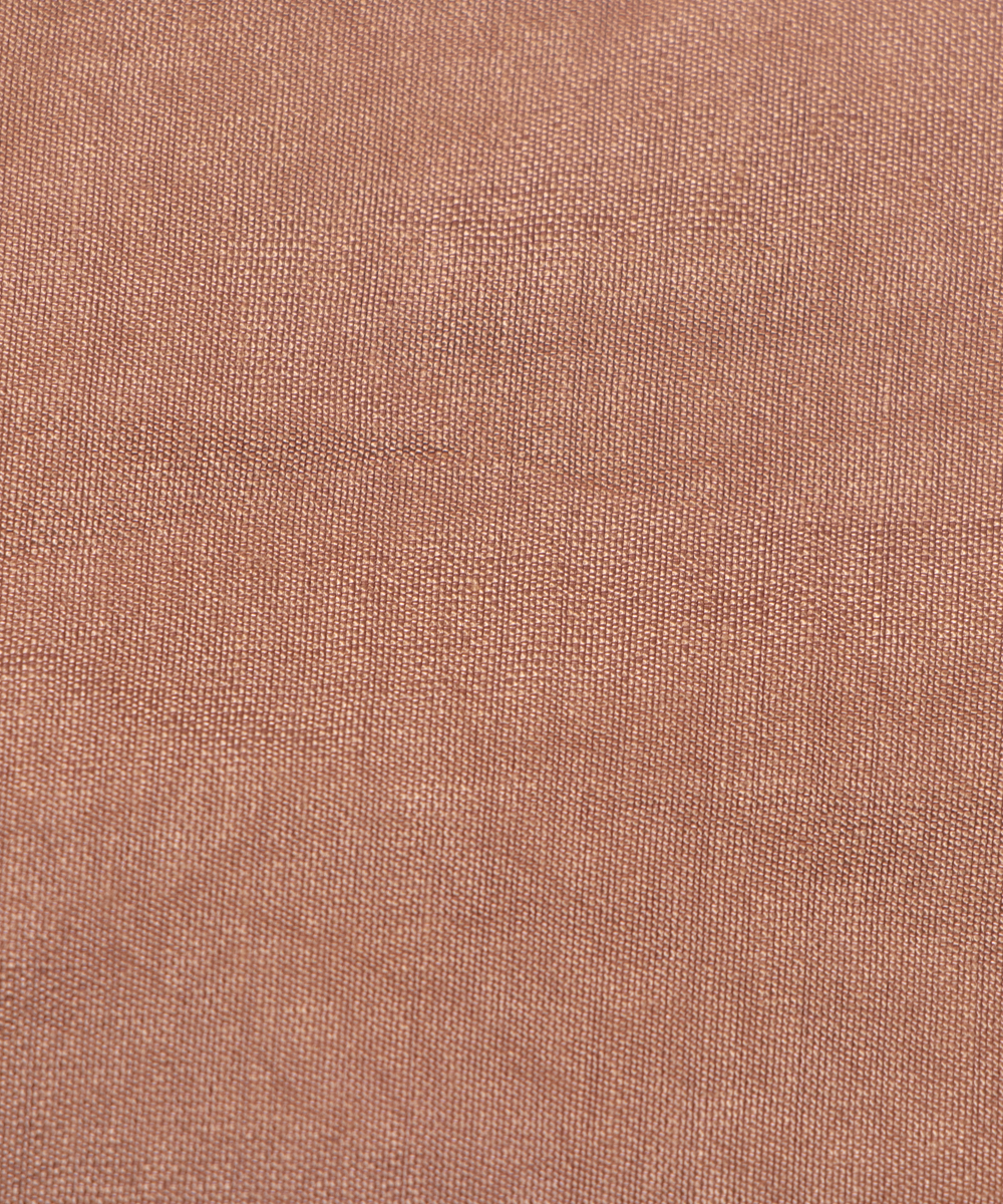 Golden Brown Colour Plain Modal Silk Fabric