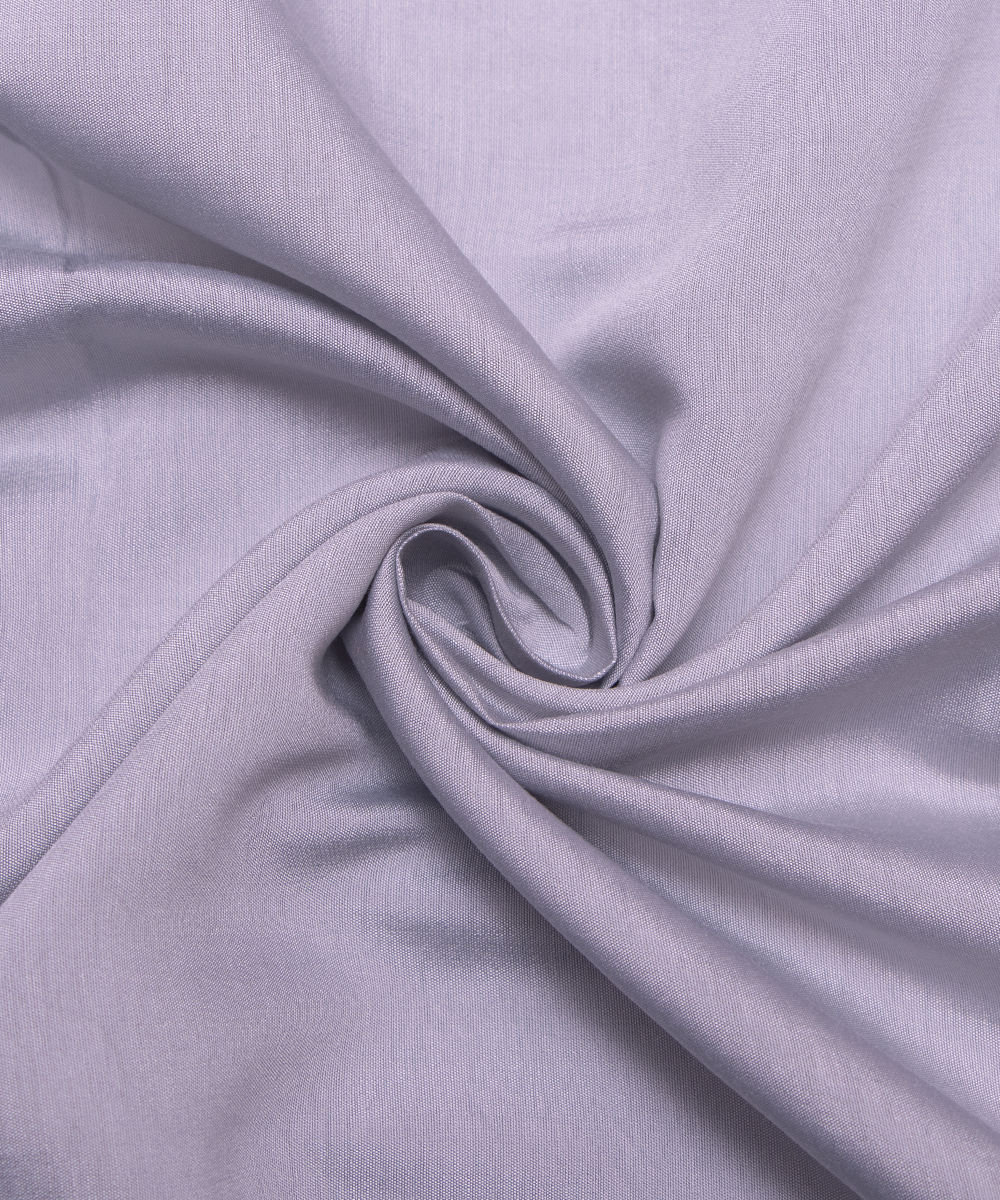Ice Grey Colour Plain Modal Silk Fabric