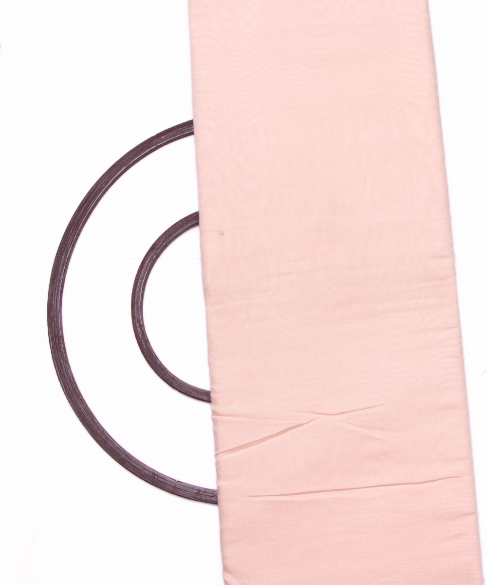 Off White Colour Plain Modal Silk Fabric