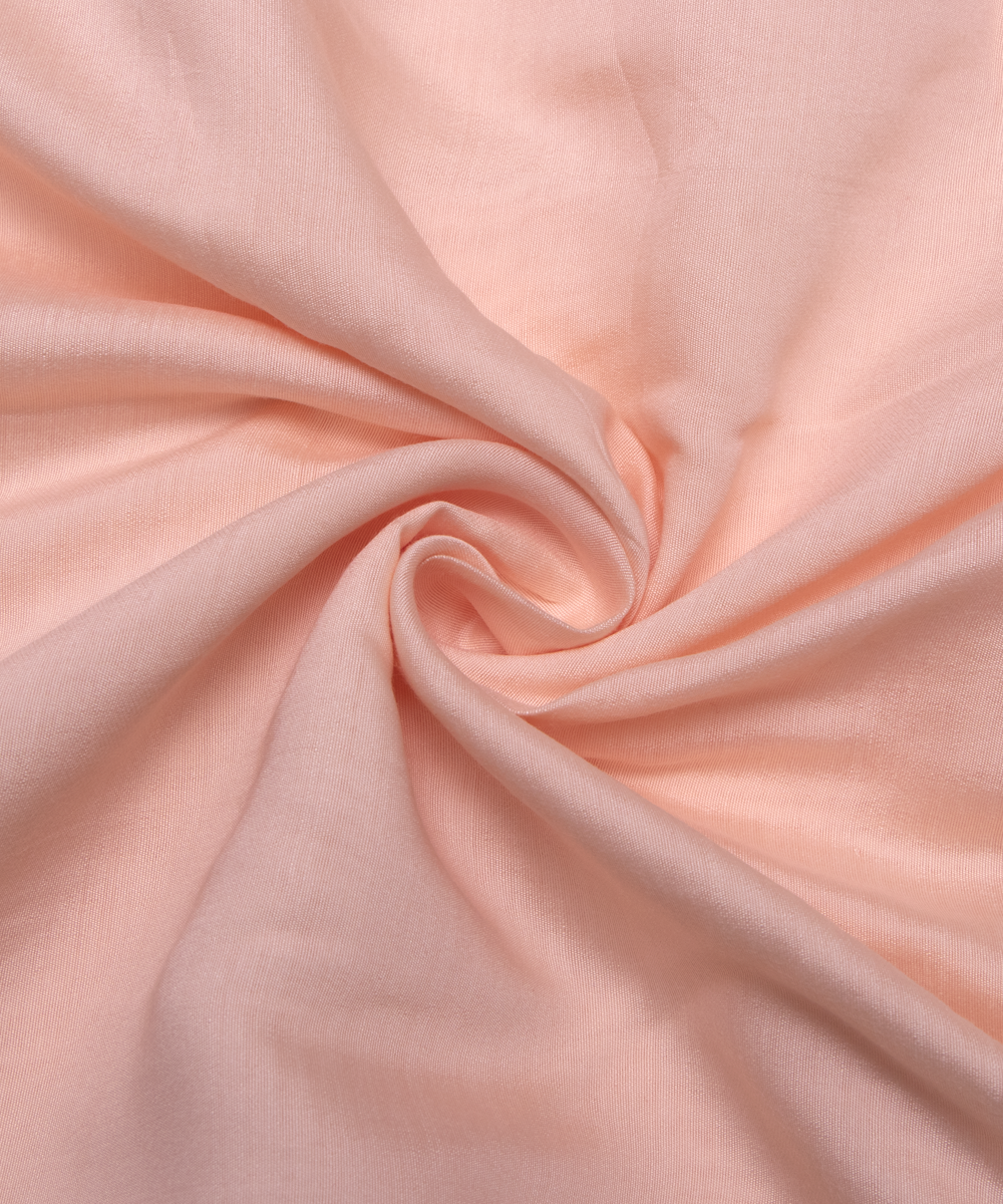 Off White Colour Plain Modal Silk Fabric