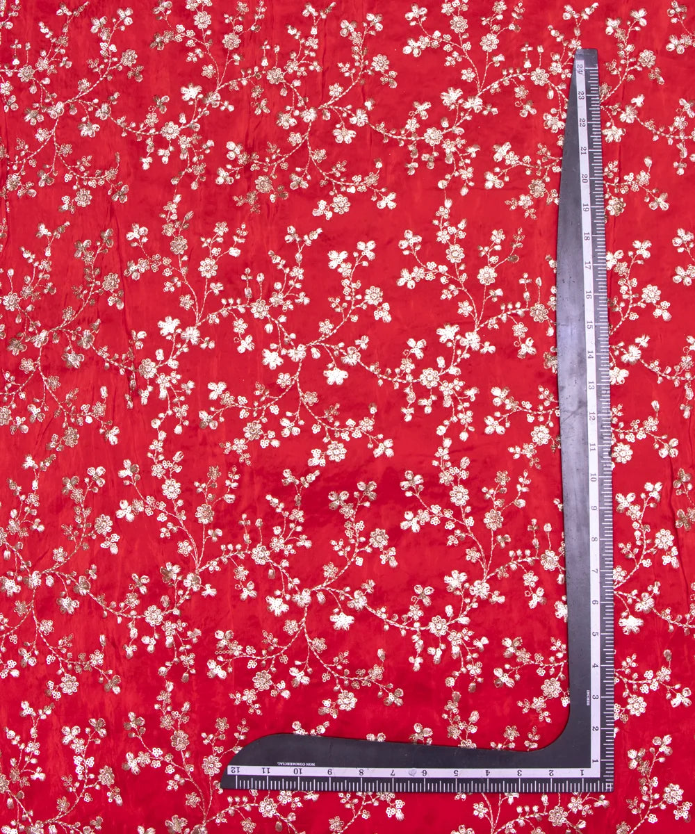 silk embroidery fabric