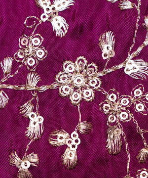 silk embroidery fabric