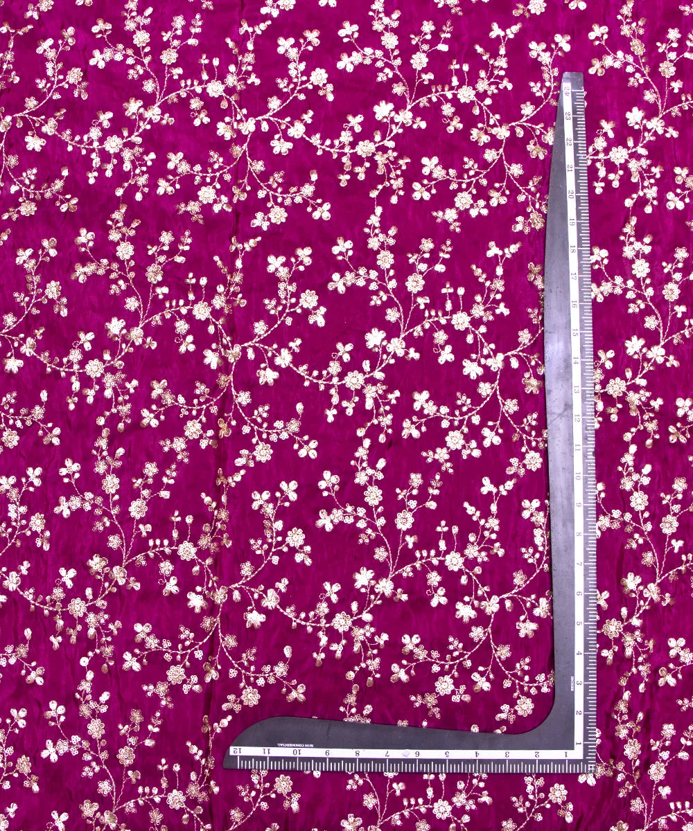 silk embroidery fabric