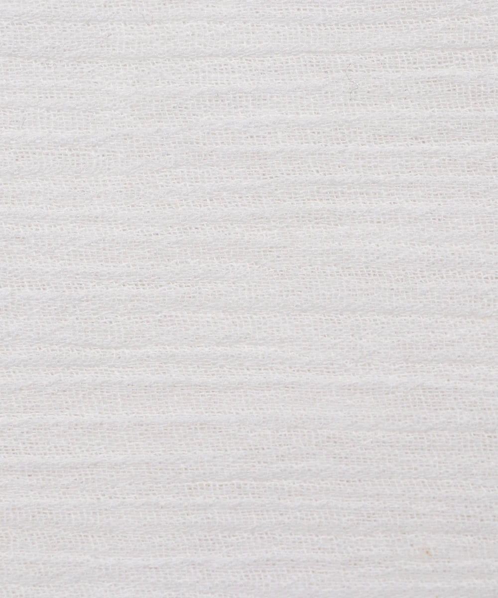 Wrinkled dyeable cotton fabric