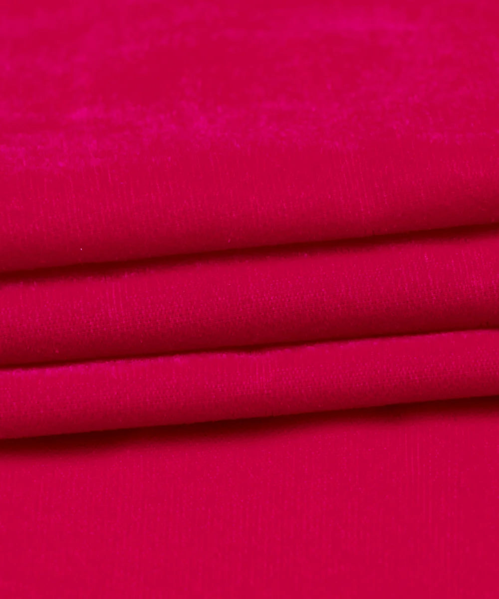 Magenta Velvet Fabric Online