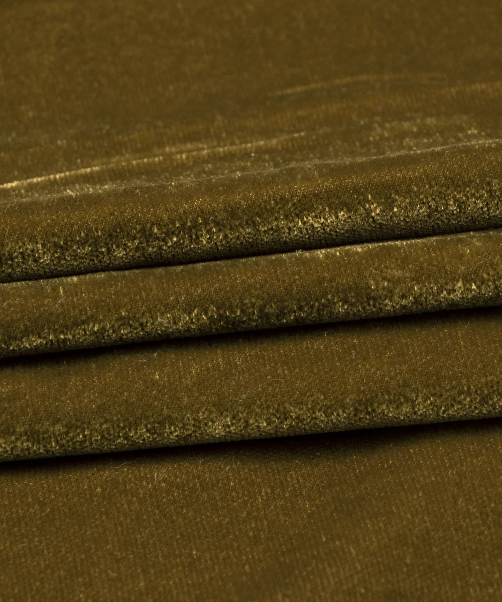 Khaki Velvet Cloth Material
