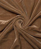 Beige Color 9000 Micro Plain Velvet Fabric