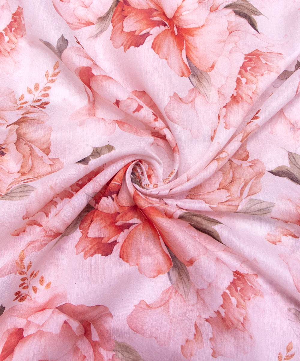 Printed Chanderi Fabric