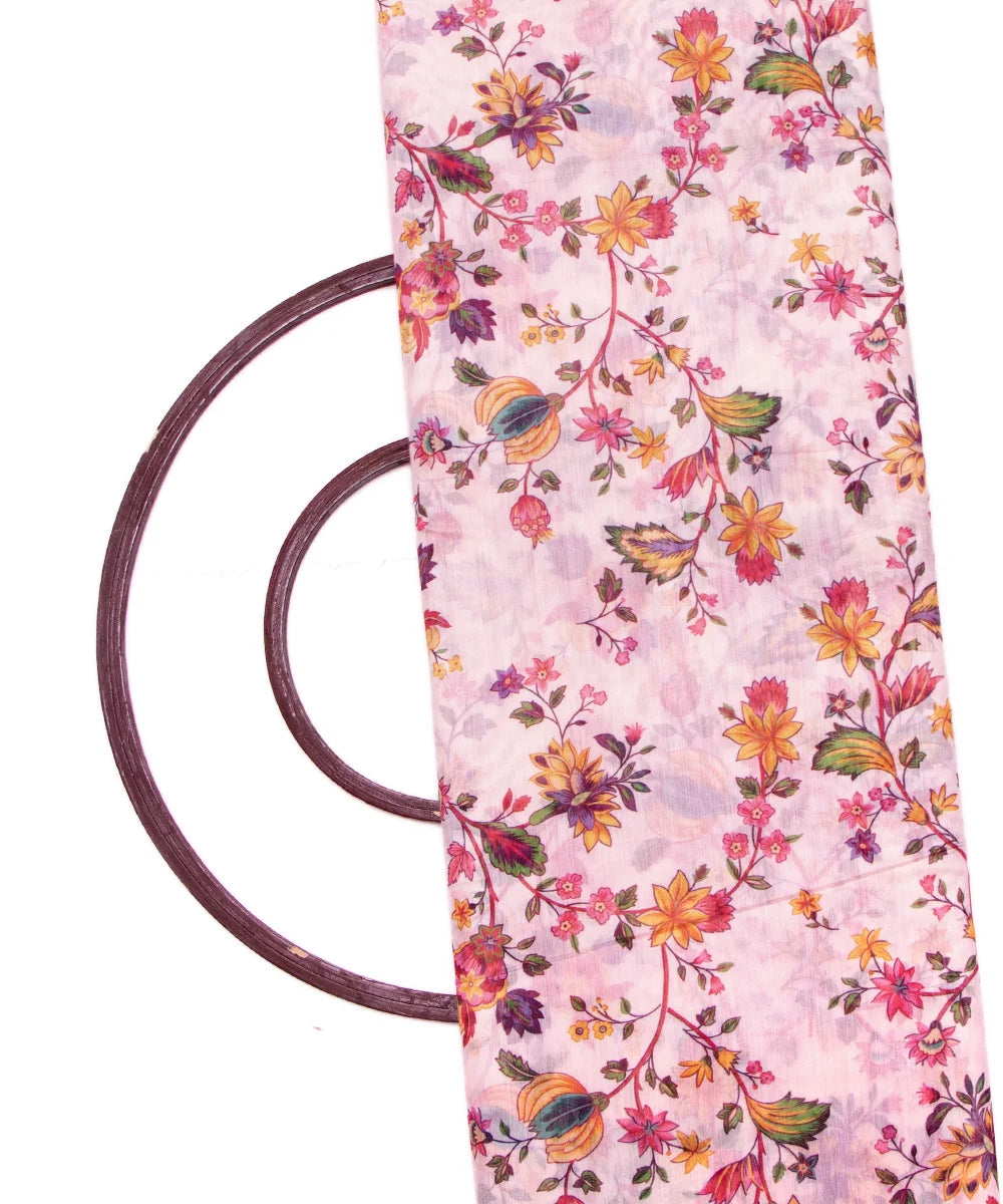Printed Chanderi Fabric