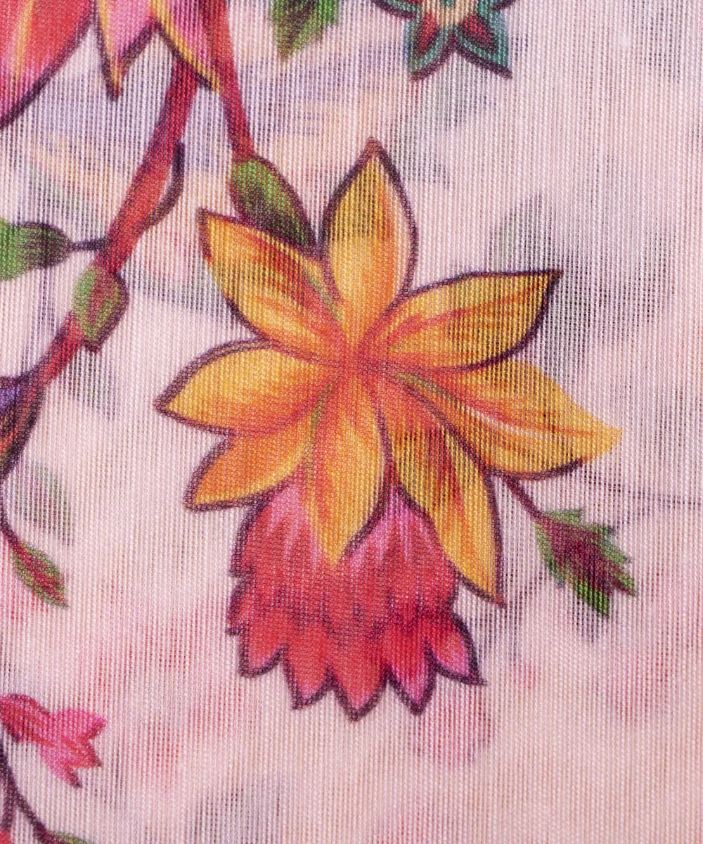 Printed Chanderi Fabric