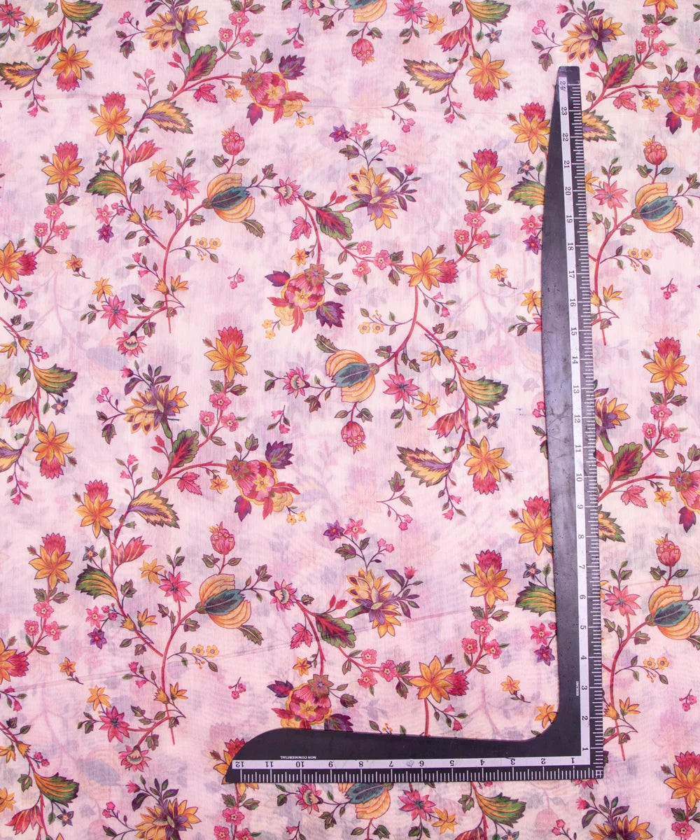 Printed Chanderi Fabric