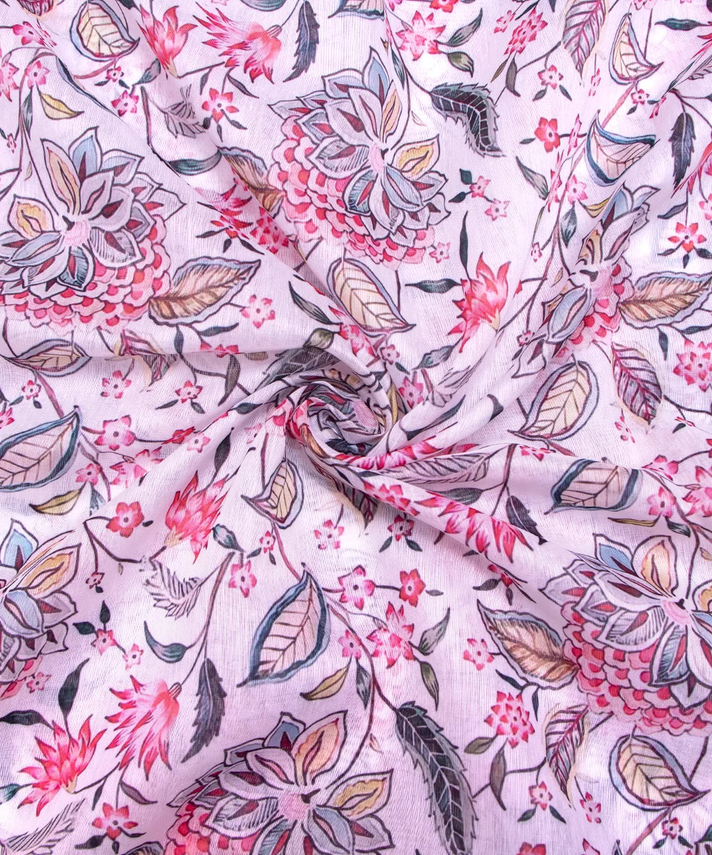 Printed Chanderi Fabric