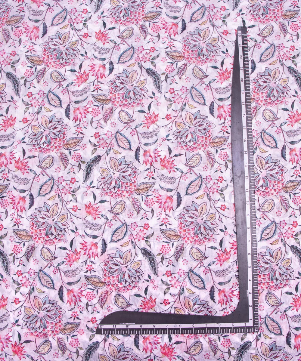 Printed Chanderi Fabric