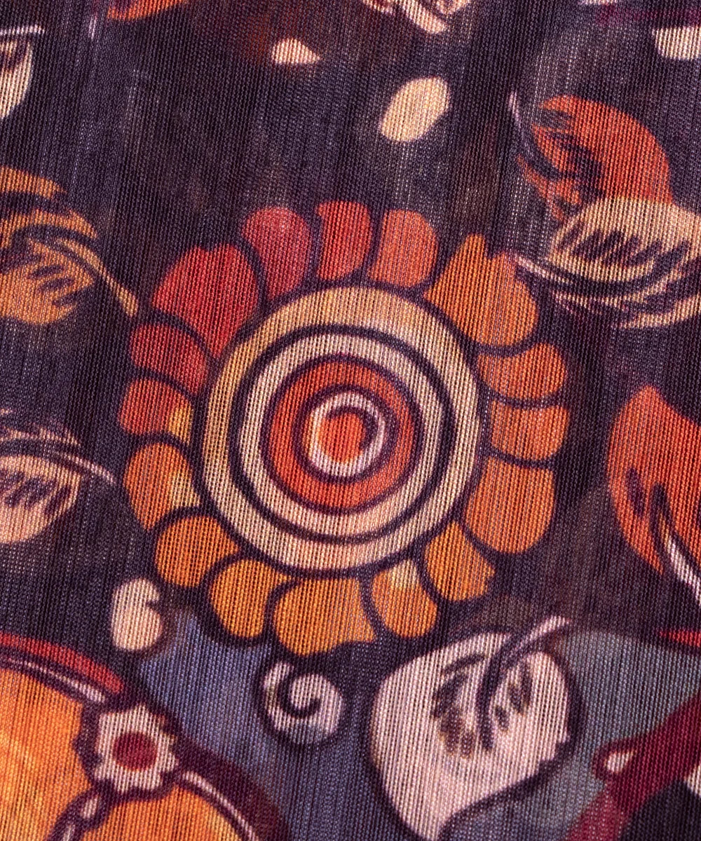 Printed Chanderi Fabric