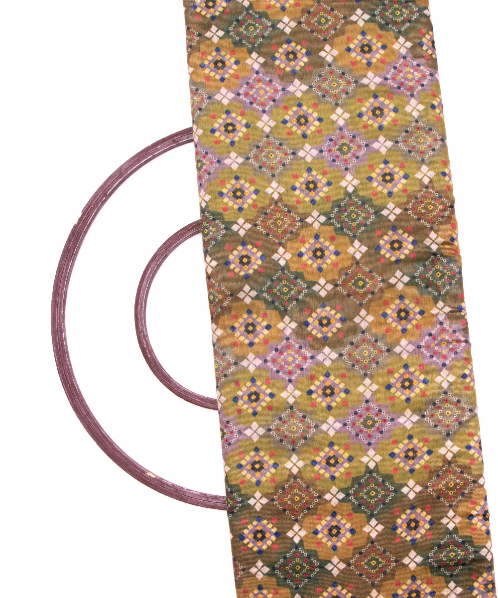 Printed Chanderi Fabric