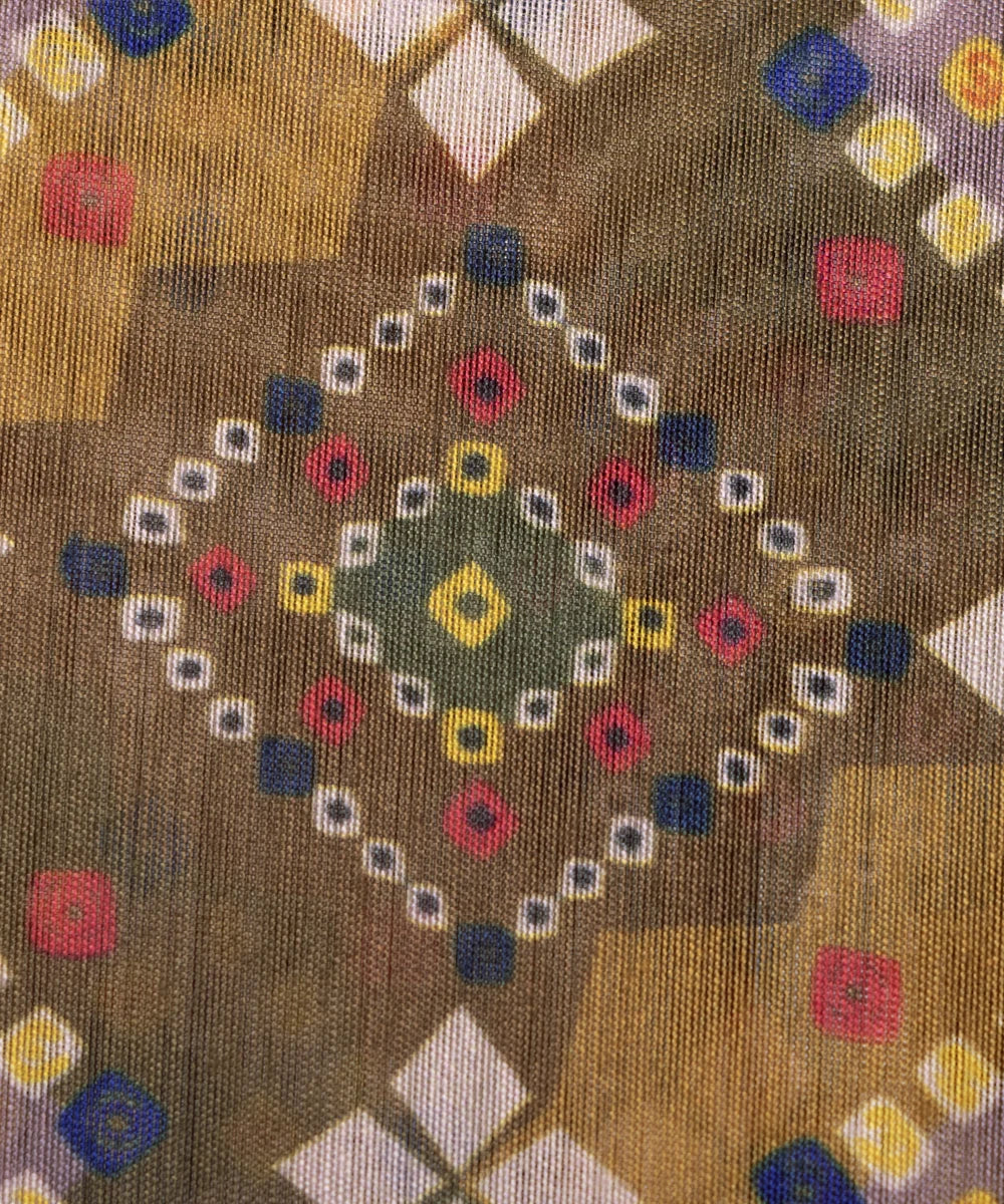 Printed Chanderi Fabric