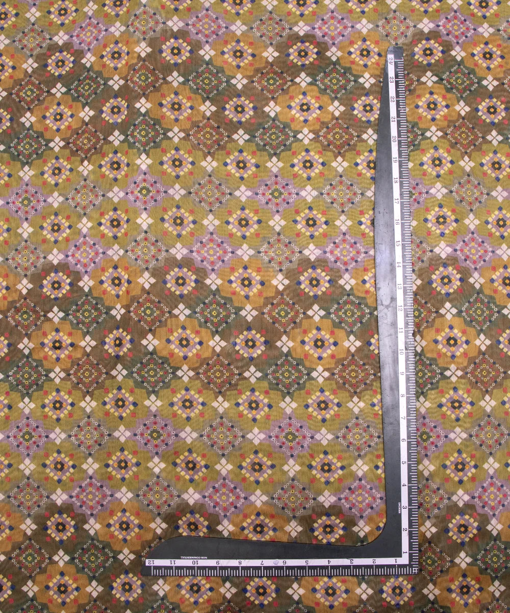 Printed Chanderi Fabric