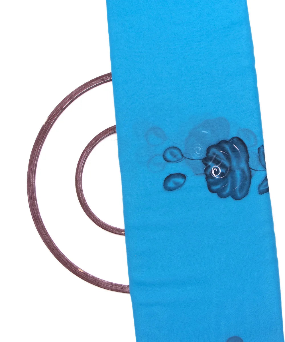 Hand Paint Georgette Fabric