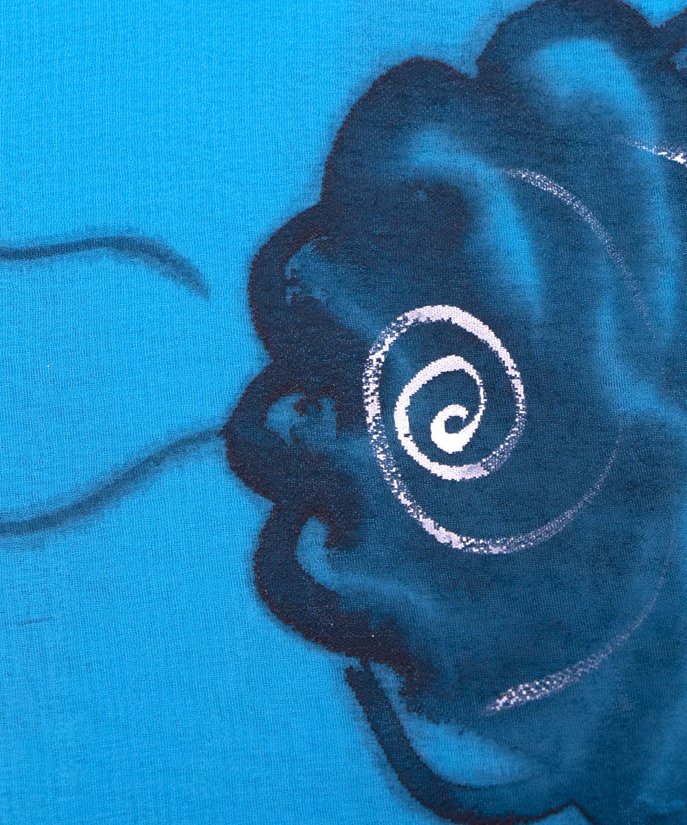 Hand Paint Georgette Fabric