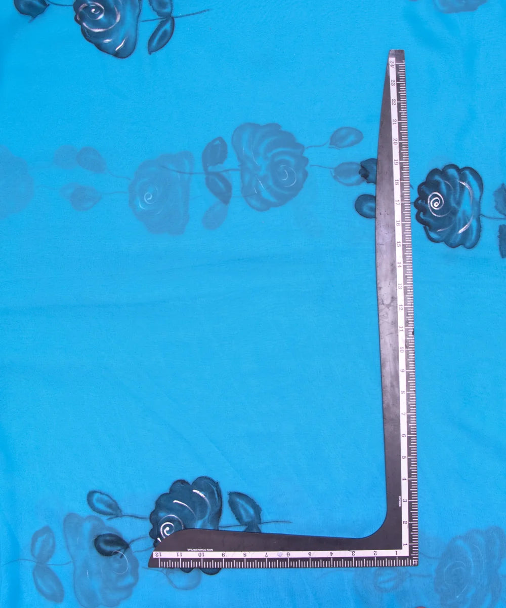 Hand Paint Georgette Fabric