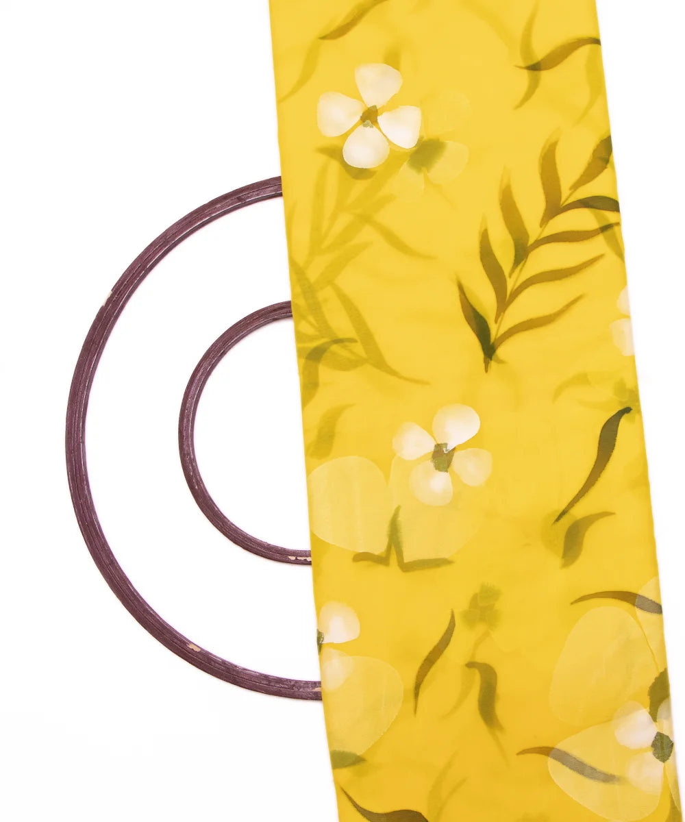 Hand Paint Georgette Fabric