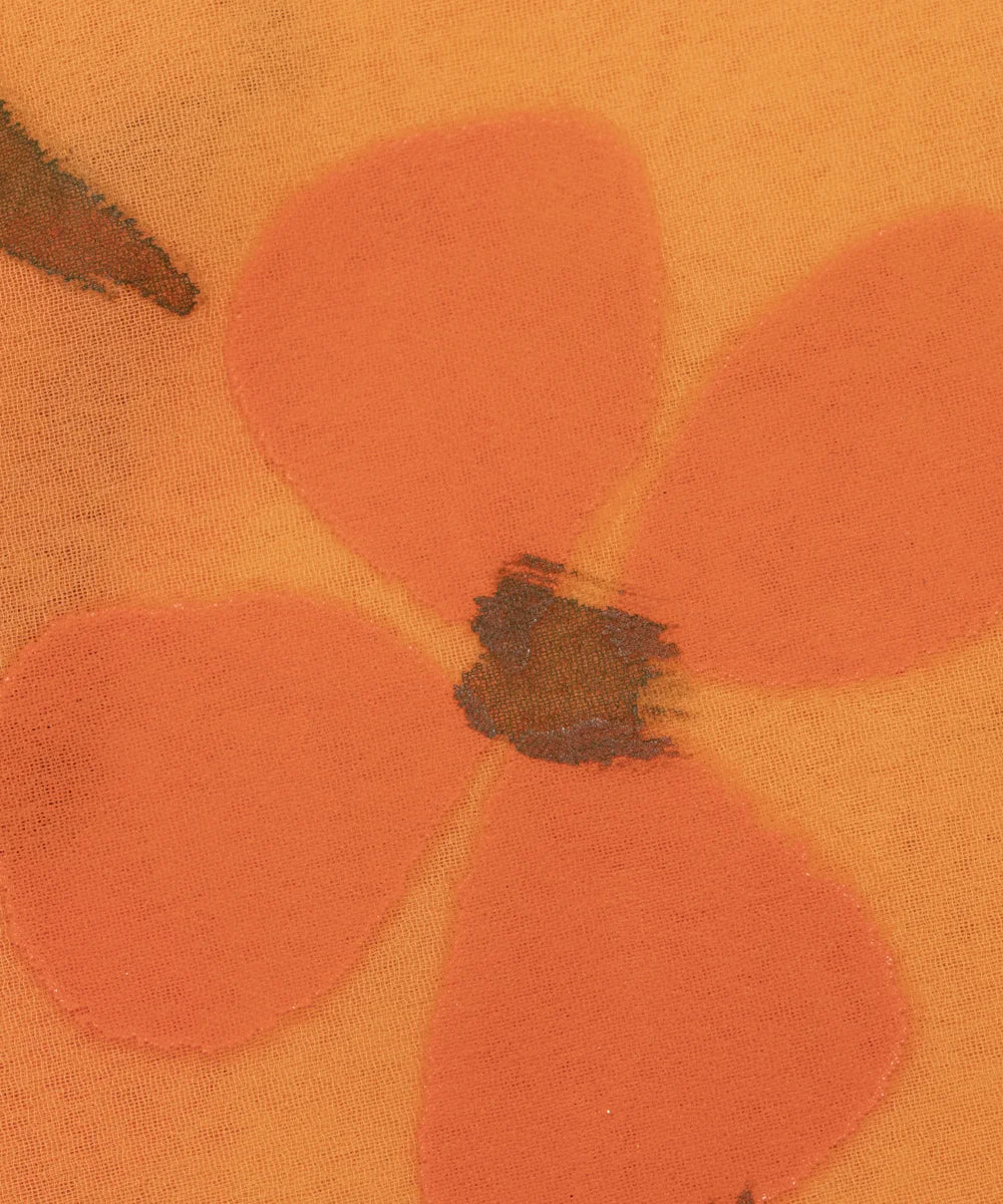 Hand Paint Georgette Fabric