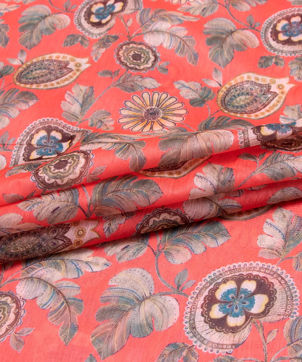 Buy Printed Chanderi Fabric online