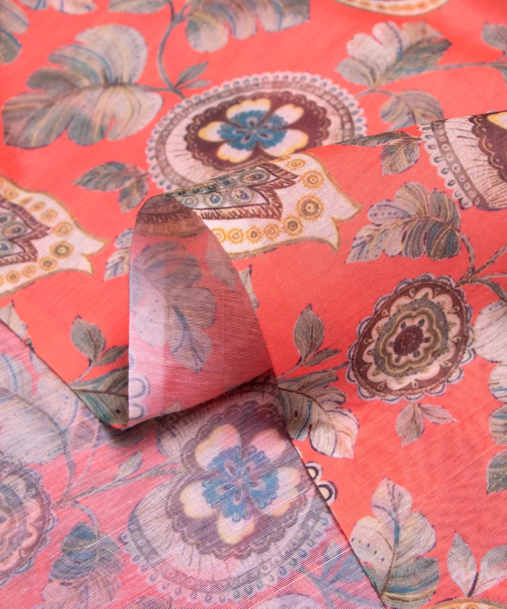 Buy Printed Chanderi Fabric online
