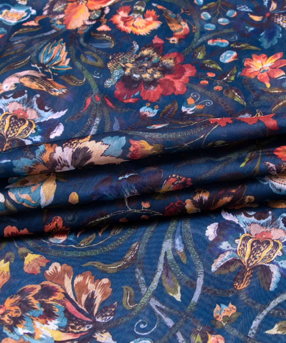 Buy Printed Chanderi Fabric online
