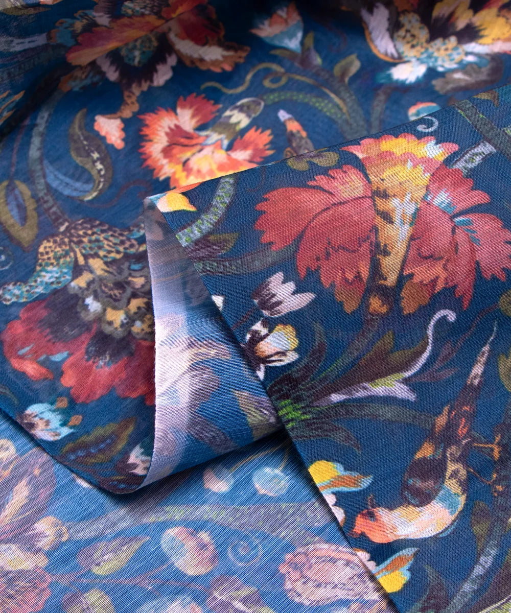 Buy Printed Chanderi Fabric online