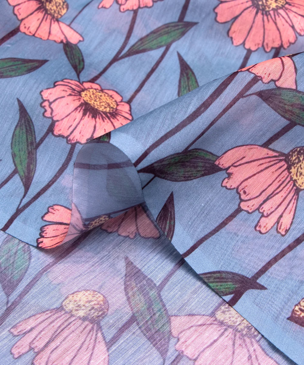 Buy Printed Chanderi Fabric online